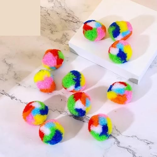 HYUIND 20 Teile/Satz Farben Plüsch Ball Katzenspielzeug Lustiges Training Stumm Ball Weiches Katzenspielzeug Reinigung Zähne Interaktives Kätzchenspielzeug HYUIND 20 Teile/Satz Farben Plüsch Ball Katzenspielzeug Lustiges Training Stumm Ball Weiches Katzenspielzeug Reinigung Zähne Interaktives Kätzchenspielzeug von HYUIND
