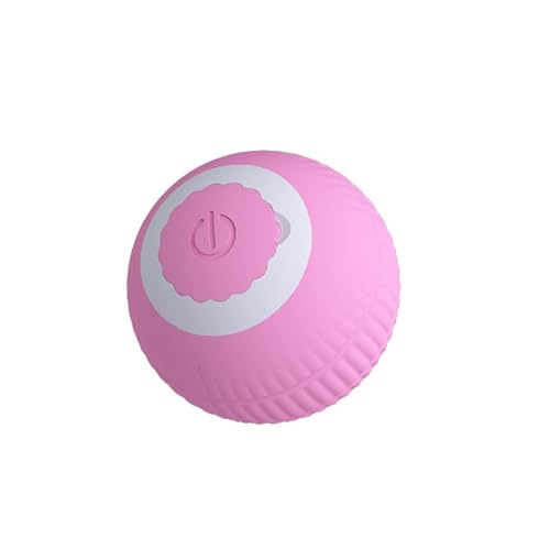 HYUIND Interaktives Katzenspielzeug, Ball, schnell rollend, im Beutel, Versteckspiel, Kätzchenspielzeug, bewegungsaktiviertes Katzenspielzeug for den Innenbereich, neu(Ball-pink) von HYUIND
