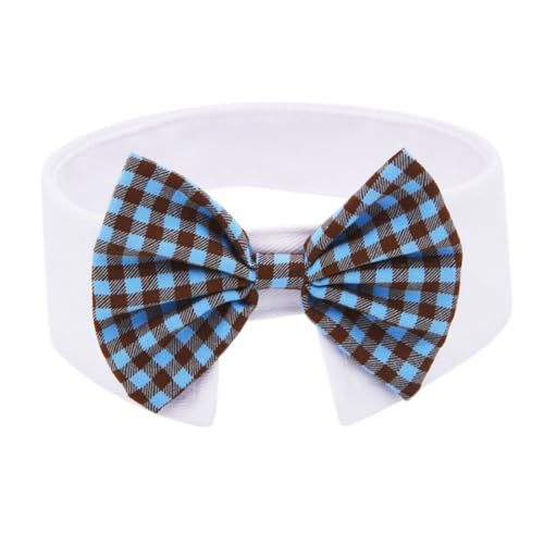 HYUIND Verstellbare formelle Haustier Fliege Kragen Krawatte for Katzen und Hunde Haustier Smoking Hochzeit Kostüm Kätzchen Katze Fliege Welpen Bowknot(3,S) von HYUIND