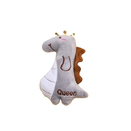 HYUIND Zähneknirschen Katzenminze Spielzeug Lustiges interaktives Plüsch Katzenspielzeug Haustier Kätzchen Kauen Stimmspielzeug Krallen Daumen Beißen Katze Minze(10x6cm Grey) von HYUIND