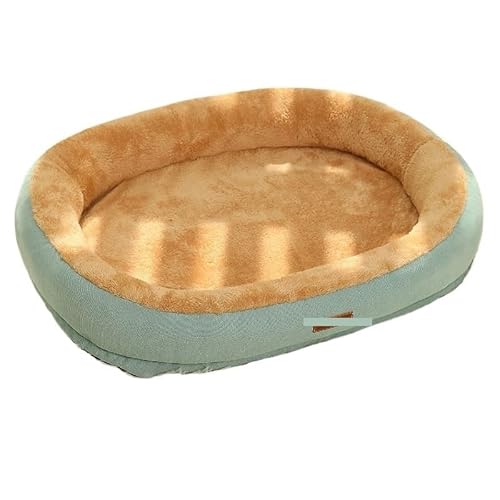 Katzenbett, Hundebett, Haustierbett, Zwinger, rutschfest, for den Winter, warm, for kleine Hunde, Schlafen, entfernt, gewaschen, weiches Welpenkissen, Katzenbedarf(3,M 50X40cm) von HYUIND