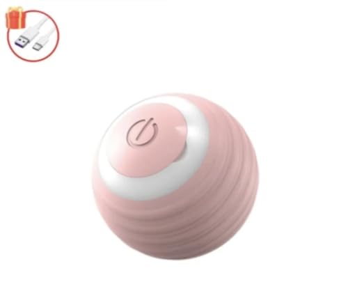 Katzenspielzeug, interaktives Ballspielzeug, automatischer rollender Ball, Kunstschwanz, USB-aufladbar, intelligentes Haustierspielzeug, Hunde- und Katzentraining(Replace String) von HYUIND