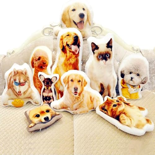 HYueaph Personalisierte Hundematte, personalisiertes Haustierkissen, Baumwolle, personalisiertes Kissen, Geschenk von HYueaph