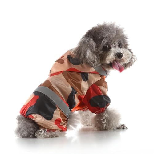HZHYMBD Regenmantel für Haustiere Haustierhund Regenmantel, Tierkleidung Hunde Regenmantel-orangen -Tarnung-s HZHYMBD Regenmantel für Haustiere Haustierhund Regenmantel, Tierkleidung Hunde Regenmantel-orangen -Tarnung-s von HZHYMBD