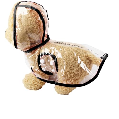 HZHYMBD Regenmantel für Haustiere Hund Transparenter Regenmantel, All-Inclusive-vierbeinige Kleidung, Haustierversorgungen, Haustier Regenausrüstung-Blacks Seitlich Regenmantel-s HZHYMBD Regenmantel für Haustiere Hund Transparenter Regenmantel, All-Inclusive-vierbeinige Kleidung, Haustierversorgungen, Haustier Regenausrüstung-Blacks Seitlich Regenmantel-s von HZHYMBD