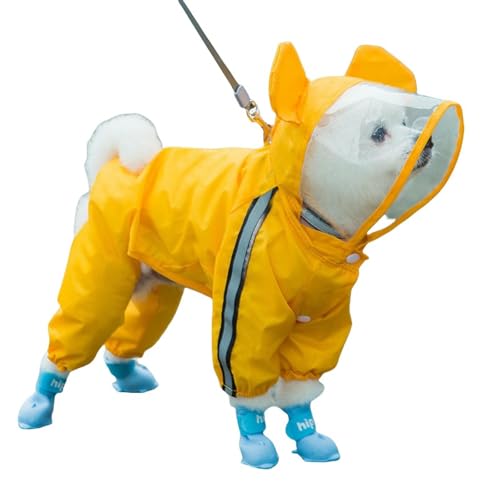 HZHYMBD Regenmantel für Haustiere Hunderegenmantel, wasserdichte Sommerkleidung Haustiere, Vierbeiniger Vollflächiger Mittlere Und Kleine Hunde-gelb-l HZHYMBD Regenmantel für Haustiere Hunderegenmantel, wasserdichte Sommerkleidung Haustiere, Vierbeiniger Vollflächiger Mittlere Und Kleine Hunde-gelb-l von HZHYMBD