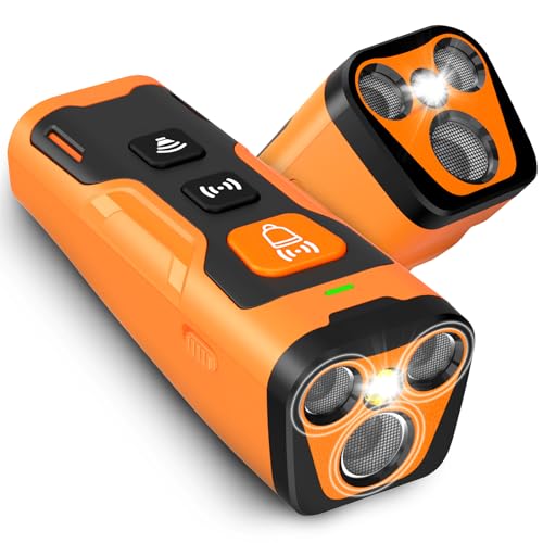 HZK 6 in 1 Anti Bell Gerät Hunde Gerätmit 3 Schallsendern,Handheld Antibell Ultraschall 23 Fuß Effektive Reichweite,Wiederaufladbares Antibell für Hunde,Sicher für Drinnen und Draußen HZK 6 in 1 Anti Bell Gerät Hunde Gerätmit 3 Schallsendern,Handheld Antibell Ultraschall 23 Fuß Effektive Reichweite,Wiederaufladbares Antibell für Hunde,Sicher für Drinnen und Draußen von HZK