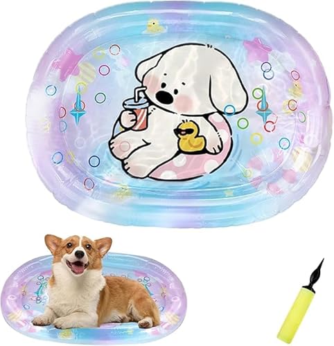 Kühlmatte Für Katzen Hund, Kühlende Decke Bett Haustier, Haustier Kühlmatte Kühlend Decke für Sommer, Katzen Kühlbettchen Selbstkühlende Matte Waschbar Kühlpad, Kühlbett mit Ungiftigem Gel (L) von HZling