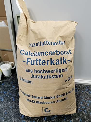 HaGaFe Merkle Futterkalk Einzelfuttermittel 25 kg aus hochwertigem Jurakalkstein mit 38% Calcium von HaGaFe