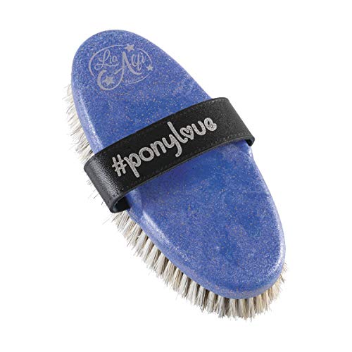 Haas Ponylove Fellglanz Body Brush One Size Blue Glitter von Haas