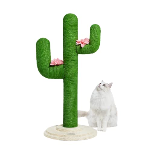 Habiba Katzenbaum Creativity Kratzbaum, Kaktus-Katzenkratzer, Schützen Sie Ihre Möbel mit Kratzbäumen und -Pads aus Jute, Tall Cat Tower Innen von Habiba