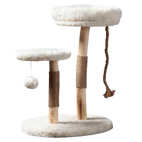Habitat Haven The Oasis Luxus-Katzenbaum, moderner Indoor-Turm mit Kunstfellbett, Kratzbäumen und Spielzeug für Katzen, 59,9 cm Breite x 45,7 cm Tiefe x 71,9 cm Höhe Habitat Haven The Oasis Luxus-Katzenbaum, moderner Indoor-Turm mit Kunstfellbett, Kratzbäumen und Spielzeug für Katzen, 59,9 cm Breite x 45,7 cm Tiefe x 71,9 cm Höhe von Habitat Haven