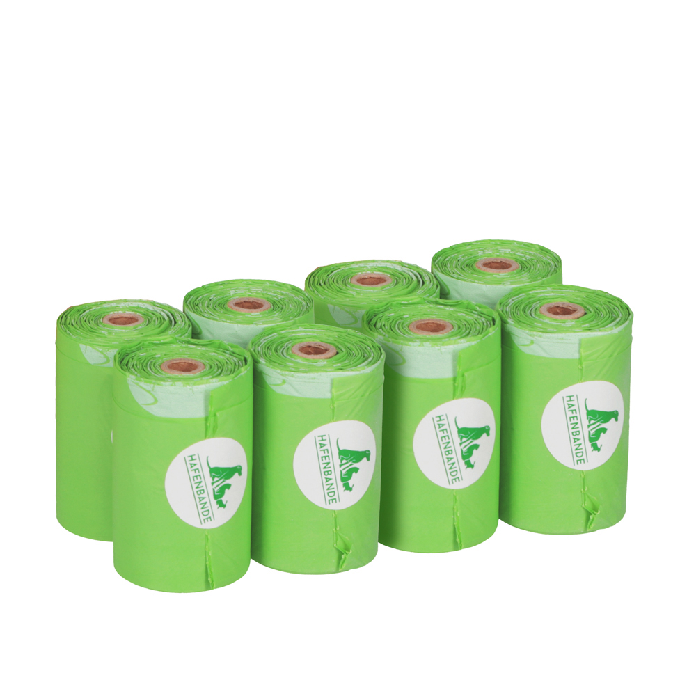 HAFENBANDE Kompostierbare Hundekotbeutel - 8 Rollen à 15 Beutel (120 Beutel) HAFENBANDE Kompostierbare Hundekotbeutel - 8 Rollen à 15 Beutel (120 Beutel) von Hafenbande