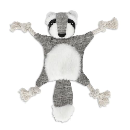 Hafenbande Robustes Hundespielzeug quietschend | Welpenspielzeug mit Raschelfolie | Kuscheltier für kleine und mittelgroße Hunde bis 25kg | süßes Waschbärdesign Hafenbande Robustes Hundespielzeug quietschend | Welpenspielzeug mit Raschelfolie | Kuscheltier für kleine und mittelgroße Hunde bis 25kg | süßes Waschbärdesign von Hafenbande