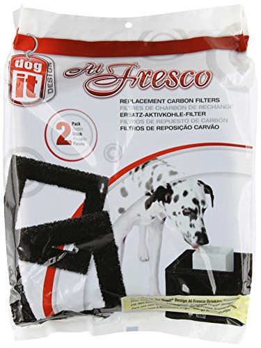 Dogit Ersatzfilter, Filterpatrone, für Al Fresco Trinkbrunnen für Hunde, 2er Pack von Hagen