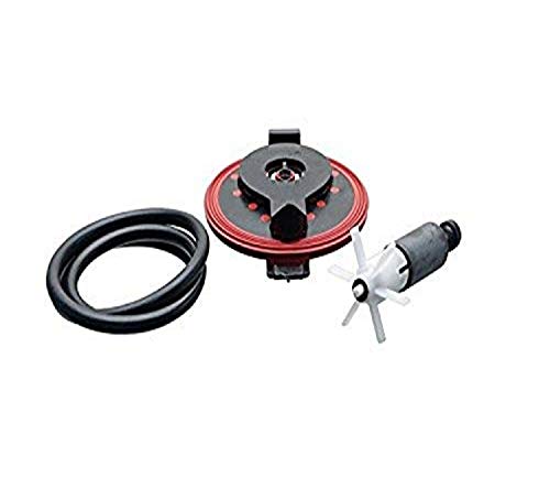 Fluval Wartungsset für den Motor des Fluval Außenfilters 106 besteht aus Flügelradschaft (aus Keramik), Gummilager, Flügelradabdeckung und Filterbehälterdichtung von Fluval