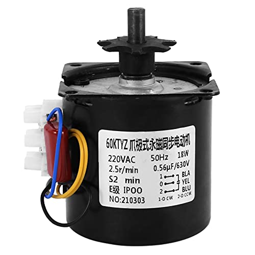 Hagsnec 220V AC Egg Motor Inkubator Motor Reversible Geared Motor for Most Inkubator 2.5R/Min von Hagsnec