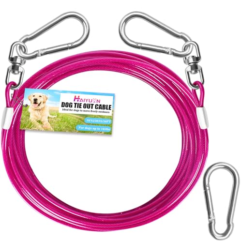 HaiYUAN Hundenkabel - Robuste Hof-Hundenkette blau/lila/grün/rosa, Outdoor und Lanyard, Hundeleine im Freien HaiYUAN Hundenkabel - Robuste Hof-Hundenkette blau/lila/grün/rosa, Outdoor und Lanyard, Hundeleine im Freien von HaiYUAN