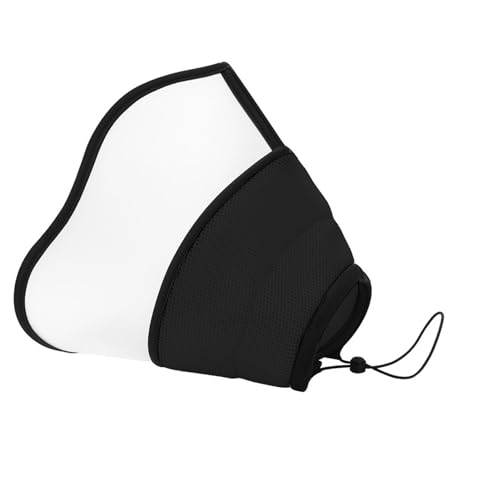Haibinsuo Hundehalsband mit verstellbarem Verschluss, weiches Hundekegelhalsband mit transparenter Spleißabdeckung, schwarz, L Haibinsuo Hundehalsband mit verstellbarem Verschluss, weiches Hundekegelhalsband mit transparenter Spleißabdeckung, schwarz, L von Haibinsuo