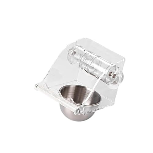 Acrylvogelfutterleiter Mit Antislip Stand Safe Toy Bird Feeder Für Sittichen Blockiervogel Lebensmittelspender Für Käfig von Haiki