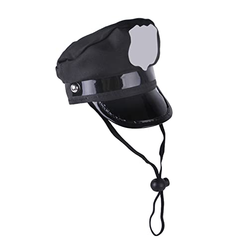 Cosplay Captain Halloween Schelmische Hunde Kostüm Netter Festival Haustierhut Kopfwege Cosplay Accessoires von Haiki
