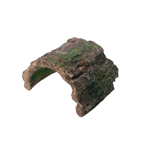 Fisch Und Reptilien Versteck Höhlenbaumloch Harzbaum Stumpf Aquarien Terrarium Dekoration Fischtank Landschaftsgestaltung Accessoire von Haiki