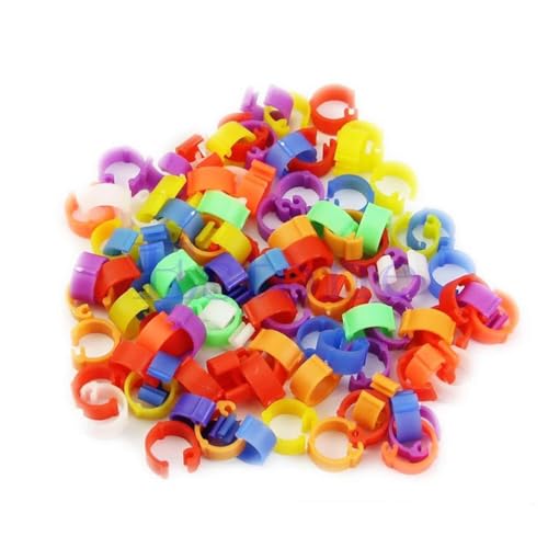 Haiki Beinringe, 100 Stück, Mischfarbe, leicht abnehmbar, wiederverwendbar, Band für Hühner, Geflügel, Training, Sport, Markierung, Vogelfußringe, Beine, Papageien, Spielzeug für große Vögel, Haiki Beinringe, 100 Stück, Mischfarbe, leicht abnehmbar, wiederverwendbar, Band für Hühner, Geflügel, Training, Sport, Markierung, Vogelfußringe, Beine, Papageien, Spielzeug für große Vögel, von Haiki