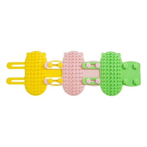 Haiki Pawnest 3PCS Kitten Groomer Set Soft Borderes Selbstgammern Kratzer Einfache Installation Für Innenkätzchen Und Heimnutzung Eckkatzen Kratzer von Haiki