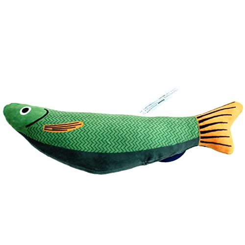 Haiki Pet Craft Supply Fischform Interaktives Spielzeug Kauspielzeug Zahnreinigung 9,5 Zoll Resistent für Kauspielzeug von Haiki