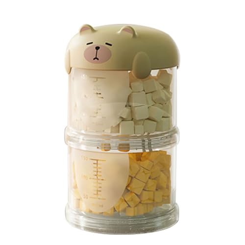 Haiki Pet Food Storage Box Sichtbarer Gestufter Behälter Für Hundehörer Und Accessoires Leckproof Cats Snacks Reisebox Stapelbare Katzen Hundefutter Organisatoren von Haiki