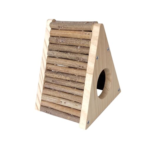 Trapezoidaler Holz Hamster Käfig Unterkunft Klettern Spielzeug Kleine Haustierübung Leiter Leiter Hamster Käfigzubehör Trapezoidaler Holz Hamster Käfig Unterkunft Klettern Spielzeug Kleine Haustierübung Leiter Leiter Hamster Käfigzubehör von Haiki