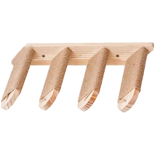 Wandmontierte Katzenleiter aus Holz, platzsparend, vertikale Kletterleiter für Indoor-Katzen, mehrstufige Spielaktivitätszentren, Holzmöbel Wandmontierte Katzenleiter aus Holz, platzsparend, vertikale Kletterleiter für Indoor-Katzen, mehrstufige Spielaktivitätszentren, Holzmöbel von Haiki