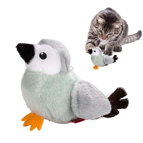 Fliegender Vogel Katzen Spielzeug - Realistischer Vogelgesang Katzenangel,Kreatives Angelspiel zur Beschäftigung für Zuhause und,Langeweile Reduzierung Reise Unterhaltung Fliegender Vogel Katzen Spielzeug - Realistischer Vogelgesang Katzenangel,Kreatives Angelspiel zur Beschäftigung für Zuhause und,Langeweile Reduzierung Reise Unterhaltung von Hailerio