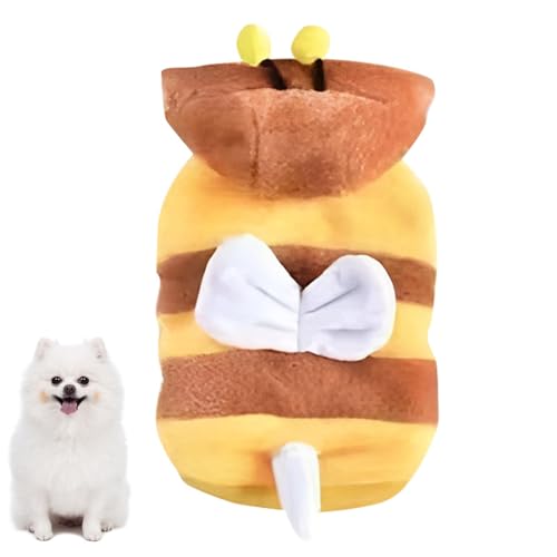 Hailerio Bienenkatzenkostüm, Hundekostüm mit Mützen – Cosplay-Kostüm, Winter-Katzen-Outfit, wiederverwendbare, lustige Haustier-Kapuzenpullover für Geburtstage, Foto-Requisite Hailerio Bienenkatzenkostüm, Hundekostüm mit Mützen – Cosplay-Kostüm, Winter-Katzen-Outfit, wiederverwendbare, lustige Haustier-Kapuzenpullover für Geburtstage, Foto-Requisite von Hailerio