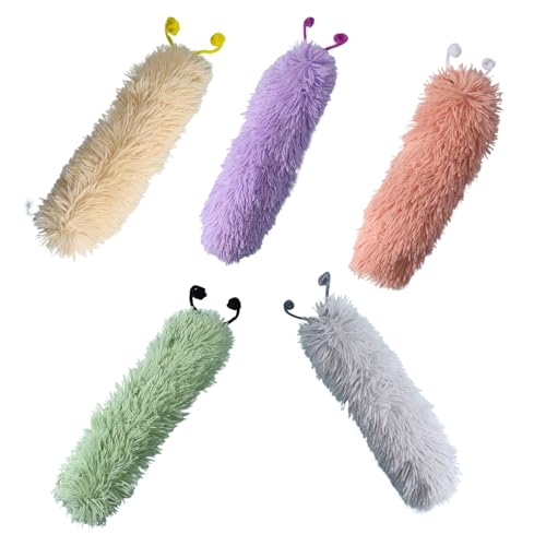 Hailerio Katzenminze Spielzeug Für Katzen,5er Set Katzenkauspielzeug In Raupenform | Multifunktionale Beißringe Für Kleine & Mittelgroße Kitten Hailerio Katzenminze Spielzeug Für Katzen,5er Set Katzenkauspielzeug In Raupenform | Multifunktionale Beißringe Für Kleine & Mittelgroße Kitten von Hailerio
