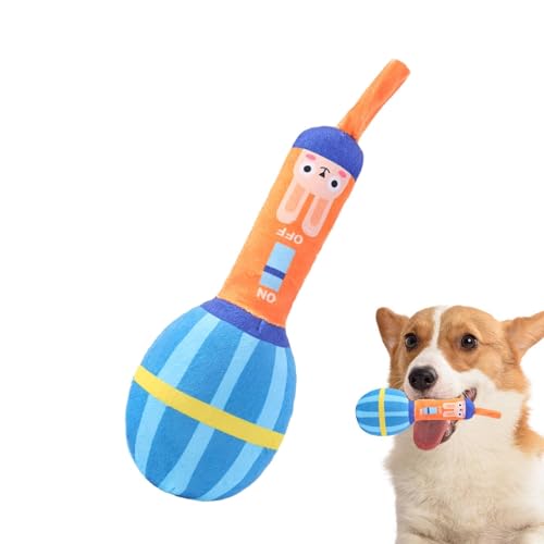 Hailerio Kauspielzeug für Hunde, Mikrofon-Form, gefülltes Zahnspielzeug – weiches Zahnspielzeug für Zähne, Reinigung, Entspannung, Beißen, niedliches Welpenspielzeug zum Erkunden Hailerio Kauspielzeug für Hunde, Mikrofon-Form, gefülltes Zahnspielzeug – weiches Zahnspielzeug für Zähne, Reinigung, Entspannung, Beißen, niedliches Welpenspielzeug zum Erkunden von Hailerio