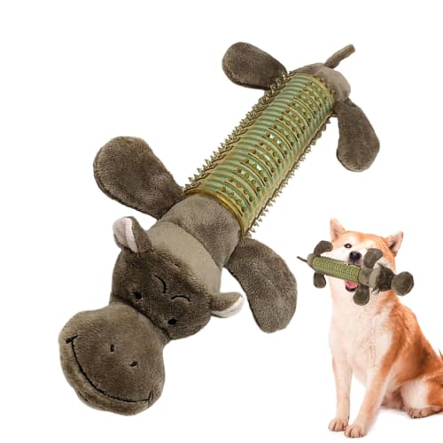 Hailerio Quietschendes Hundespielzeug aus Plüsch, tierförmiges Zahnen mit Geräuschquietscher, selbstspielendes Hundespielzeug für kleine, mittelgroße und große Haustiere Hailerio Quietschendes Hundespielzeug aus Plüsch, tierförmiges Zahnen mit Geräuschquietscher, selbstspielendes Hundespielzeug für kleine, mittelgroße und große Haustiere von Hailerio