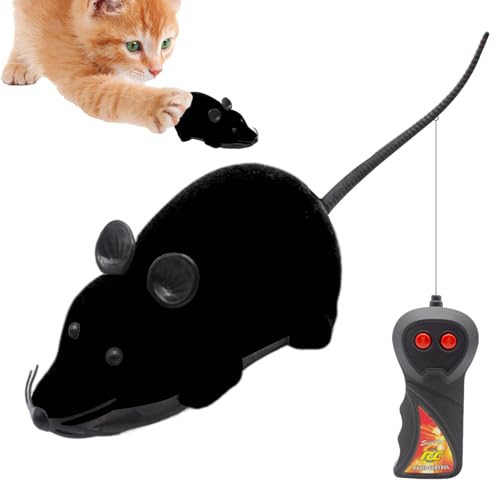 Hailerio Remote Cat Toy, Electric Cat Toy | Stromflocke Mäuse Interactive Cat Toys - Automatische Mäuse mit Fernbedienung, Hundespiele Streich, Haustierversorgungen für Hundekätzchen Kinder Hailerio Remote Cat Toy, Electric Cat Toy | Stromflocke Mäuse Interactive Cat Toys - Automatische Mäuse mit Fernbedienung, Hundespiele Streich, Haustierversorgungen für Hundekätzchen Kinder von Hailerio