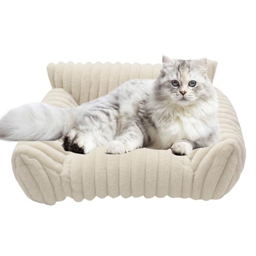 Haustier Sofabetten, rutschfeste Haustier Couch, Plüsch Erhöhtes Sofa Bett für Katze und Hund Wohnung Auto Reise Haustier Sofabetten, rutschfeste Haustier Couch, Plüsch Erhöhtes Sofa Bett für Katze und Hund Wohnung Auto Reise von Hailerio