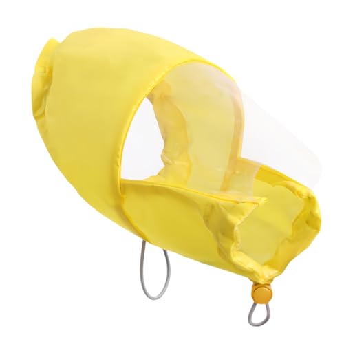 Hund Dusch Ohrenschutz - Wasserdichter Hundeohrenschutz mit Beruhigender Haube | Elastische Hundebademütze Für Spaziergang Regentage von Hailerio