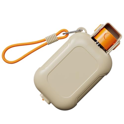 Hundewasserflasche | 2 in 1 Trinkflasche für Hunde,Aufbewahrungsbehälter Spender Futternapf Für Kleine Große Rassen Welpen Katzen Reisen Outdoor Wandern Picknick Camping von Hailerio