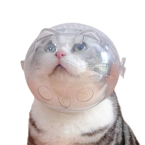 Transparente Katzenmündung, Anti -Biss -Katzenmündung - Transparent atmungsaktive Katzen -Astronauten -Mündung | Stylish Pet Mund Cover, Mehrzweckkätzchenhaube zum Vorbeugen von, Lecken Transparente Katzenmündung, Anti -Biss -Katzenmündung - Transparent atmungsaktive Katzen -Astronauten -Mündung | Stylish Pet Mund Cover, Mehrzweckkätzchenhaube zum Vorbeugen von, Lecken von Hailerio