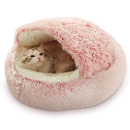 Haustierhöhlenbett, Katzennest, Zwinger, Weichem Plüsch-Donut-Bett-Kuscheltier, Weiches Flauschiges Waschbares Kätzchenbett, Mittelgroße Hunde zum Schlummern, Winterwarmes Nest für Haustiere (Rosa) Haustierhöhlenbett, Katzennest, Zwinger, Weichem Plüsch-Donut-Bett-Kuscheltier, Weiches Flauschiges Waschbares Kätzchenbett, Mittelgroße Hunde zum Schlummern, Winterwarmes Nest für Haustiere (Rosa) von Hailmkont