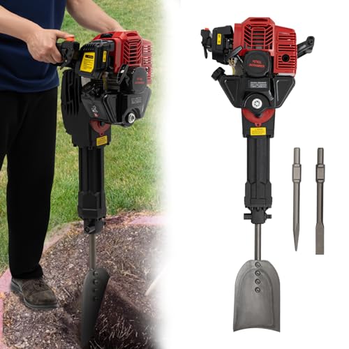 Haitiahote 52CC 2-Takt Baumgräber, 1900W gartenbaumgräber mit Luftkühlsystem, 1.3L kraftstofftank,6500r/min, Schlagfrequenz1500/min, Geeignet für Obstgärten, Parks, Forstbetriebe, Stadtbegrünung usw Haitiahote 52CC 2-Takt Baumgräber, 1900W gartenbaumgräber mit Luftkühlsystem, 1.3L kraftstofftank,6500r/min, Schlagfrequenz1500/min, Geeignet für Obstgärten, Parks, Forstbetriebe, Stadtbegrünung usw von Haitiahote