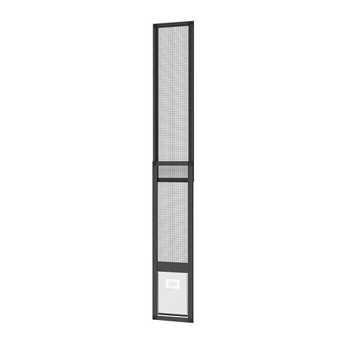 Hakuna Pets V2 Terrassen-Haustiertür-Einsatz für Schiebetüren, passend für Türschienen von min. 150 cm bis max. Höhe 214 cm, UV-beständiges Netz, verriegelbare magnetische Hundetür, einfache Hakuna Pets V2 Terrassen-Haustiertür-Einsatz für Schiebetüren, passend für Türschienen von min. 150 cm bis max. Höhe 214 cm, UV-beständiges Netz, verriegelbare magnetische Hundetür, einfache von Hakuna Pets
