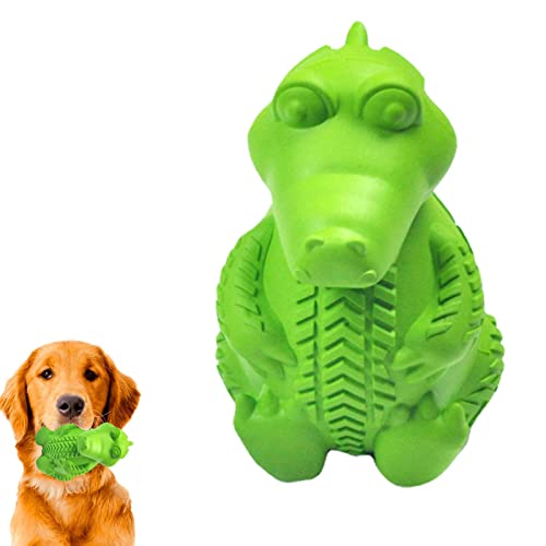 Halatua Welpe zahnender Dinosaurier | Kauspielzeug für Hunde - Tiere Große Rasse Gummihundespielzeug zum Reinigen der Zähne bei großen mittelgroßen Hunden von Halatua