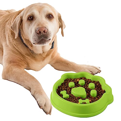Slow Feeder Hundenäpfe | Hundefutternapf rutschfest,Langsam fressende Welpennäpfe, Futternapf für gesunde Ernährung, Futter-Puzzle-Hundenäpfe, Haustierzubehör in Lebensmittelqualität Halatua von Halatua