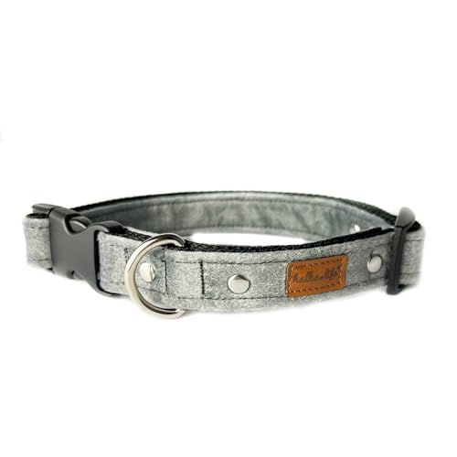 Comfort and Stability: Provides Your Dog with a Comfortable fit and Reliable Protection (Grau, L, Kunststoffschnalle (2,5 cm / 37-57 cm)) von Halkalife