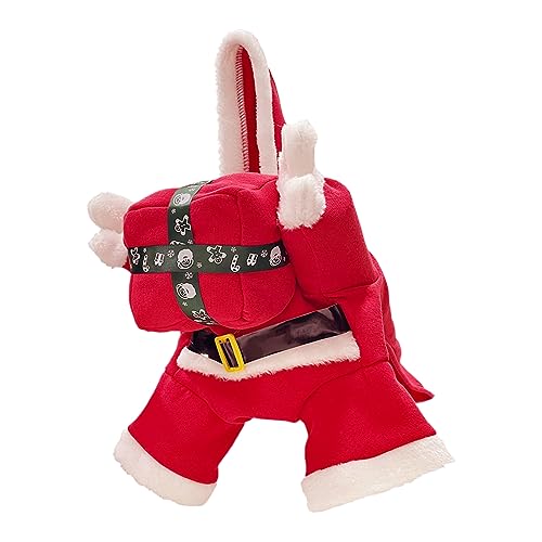 Haloppe Haustier-Weihnachtskleidung, Weihnachtsgeschenk, Hundekleidung, lustig, kompatibel mit Teddy, 1 m von Haloppe