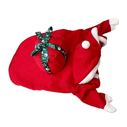 Haloppe Haustier-Weihnachtskleidung, Weihnachtsgeschenk, Hundekleidung, lustig, kompatibel mit Teddy, 2 l von Haloppe